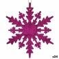 Décorations de Noël Flocons de neige Fuchsia Plastique Paillettes 15 x 15 x 0,2 cm (24 Unités) Décorations de Noël Flocons de neige Fuchsia Plastique Paillettes 15 x 15 x 0,2 cm (24 Unités)