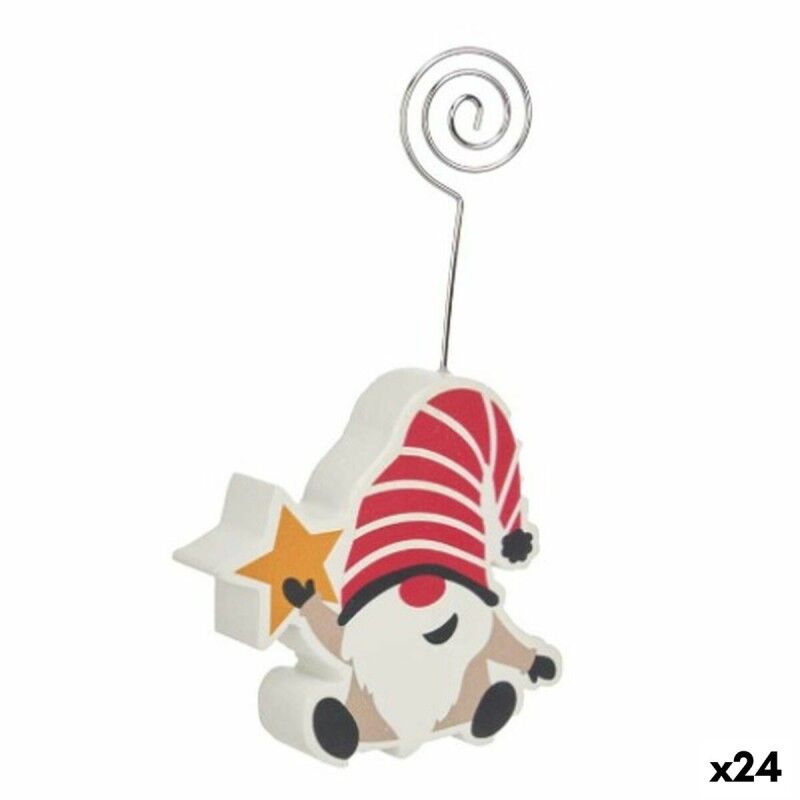 Cadre Photos Multicouleur Gnome Étoile de Noël Métal Bois MDF 8,5 x 15,5 x 2 cm (24 Unités) Cadre Photos Multicouleur Gnome Étoile de Noël Métal Bois MDF 8,5 x 15,5 x 2 cm (24 Unités)