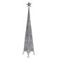 Albero di Natale Stella Tour Argento Metallo Plastica 42 x 218 x 42 cm (3 Unità)
