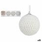 Set de Bolas de Navidad Blanco Poliestireno (12 Unidades)