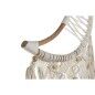 Decoración Colgante Home ESPRIT Crema Natural Boho Macramé (2 Unidades)