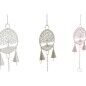 Décoration Suspendue DKD Home Decor Arbre Blanc (4 Unités)