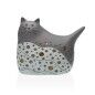 Figura Decorativa Versa Gris Gato