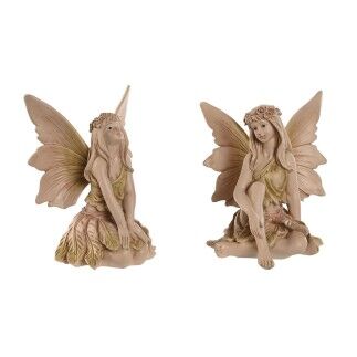 Figura Decorativa Home ESPRIT Multicolor (2 Unidades)
