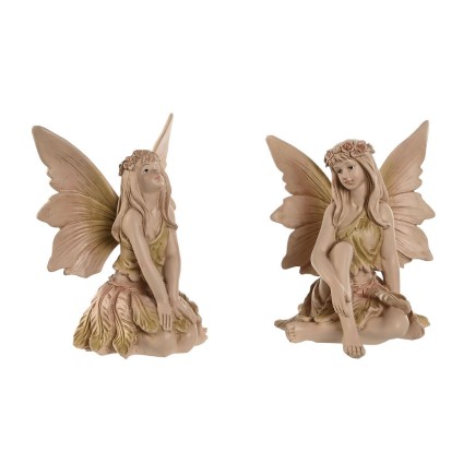 Figura Decorativa Home ESPRIT Multicolor (2 Unidades)