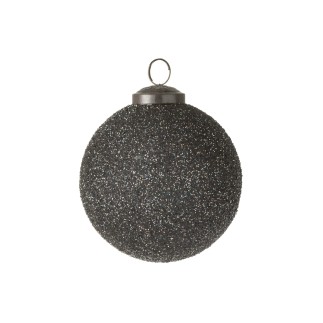 Bola de Navidad de vidrio morado de 10x10x10 cm
