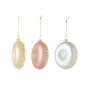 Boite de 6 boules de Noël en verre multicouleur 9x3.5x9.5 cm Boite de 6 boules de Noël en verre multicouleur 9x3.5x9.5 cm