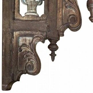 Consoles et taquets pour étagères Alexandra House Living Marron Bois de manguier 7 x 80 x 117 cm
