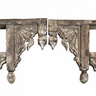 Consoles et taquets pour étagères Alexandra House Living Marron Bois de manguier 6 x 80 x 106 cm