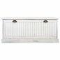 Baúl Alexandra House Living Blanco Madera de Paulonia Madera MDF 40 x 45 x 104 cm