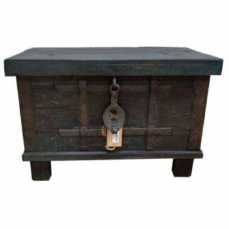 Baúl Alexandra House Living Marrón Madera de mango 37 x 42 x 63 cm