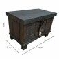 Coffre Alexandra House Living Marron Bois de manguier 37 x 42 x 63 cm
