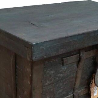 Baúl Alexandra House Living Marrón Madera de mango 37 x 42 x 63 cm
