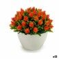 Plante décorative Fleurs Plastique 14 x 12,5 x 14 cm (12 Unités)