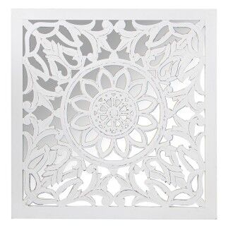 Retablo decorativo Alexandra House Living Blanco Madera 6 x 85 x 86 cm