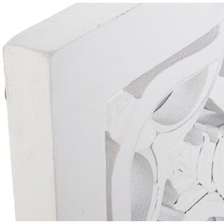 Retablo decorativo Alexandra House Living Blanco Madera 6 x 85 x 86 cm