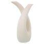Figura Decorativa Alexandra House Living Blanco Cerámica Abstracto 18 x 36 x 52 cm