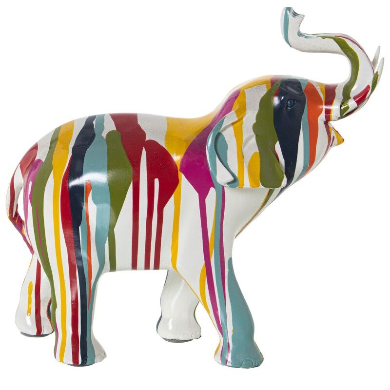 Figurine Décorative Alexandra House Living Multicouleur Plastique Eléphant Peinture 14 x 30 x 28 cm Figurine Décorative Alexandra House Living Multicouleur Plastique Eléphant Peinture 14 x 30 x 28 cm