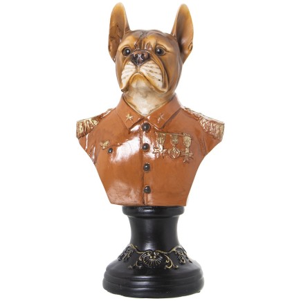 Busto Alexandra House Living Marrón Plástico Perro Traje 13 x 17 x 30 cm