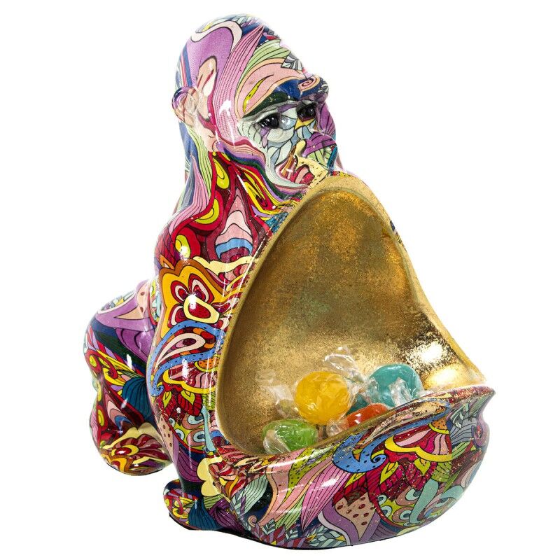 Figurine Décorative Alexandra House Living Multicouleur Plastique Gorille Graffiti 18 x 21 x 23 cm Bol Figurine Décorative Alexandra House Living Multicouleur Plastique Gorille Graffiti 18 x 21 x 23 cm Bol