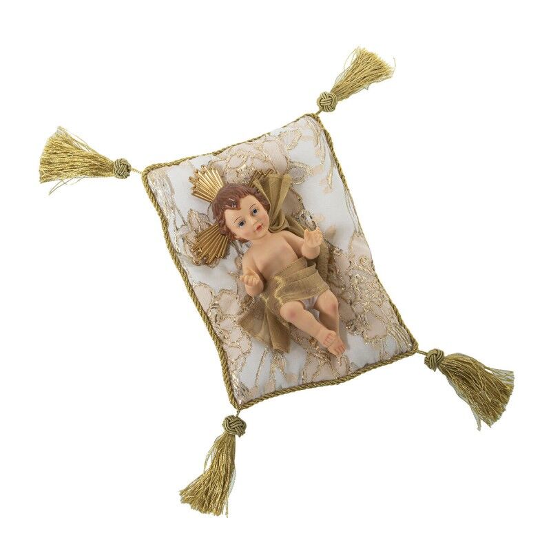 Figurine Décorative Alexandra House Living Plastique Doré Bébé Jésus 12 x 15 x 23 cm Coussin Figurine Décorative Alexandra House Living Plastique Doré Bébé Jésus 12 x 15 x 23 cm Coussin