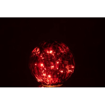 Bola de cristal LED multicolor de 20.5x20.5x20.5 cm