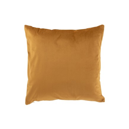 Cuscino quadrato in poliestere giallo 45x45x10 cm