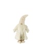 Gnome Padded Coat Textile Cream/Brown Small