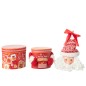 Bote de provisiones de papel rojo 18x13x47 cm