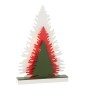 Sapin avec led en bois multicouleur 29.5*6*44.5 cm