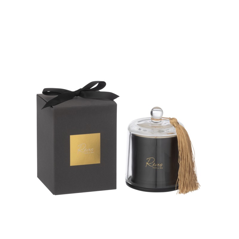 Candela a campana nera 9,5x9,5x13,5 cm Candela a campana nera 9,5x9,5x13,5 cm