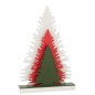 Sapin avec led en bois multicouleur 29.5*6*44.5 cm