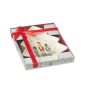 Assiette en forme de sapin en céramique blanche 25.5x21.2x2.8 cm Assiette en forme de sapin en céramique blanche 25.5x21.2x2.8 cm