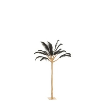 Arbre plumes en acier or/noir taille S