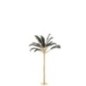 Arbre plumes en acier or/noir taille S