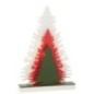 Sapin avec led en bois multicouleur 29.5*6*44.5 cm