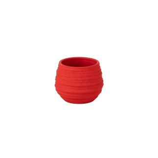 Macetero de cerámica rojo 17*14*14 cm