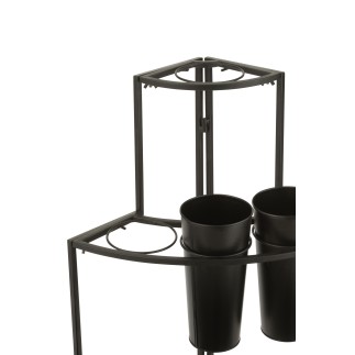 Pisapapeles de metal negro de 67x46x100 cm