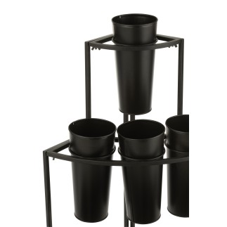 Pisapapeles de metal negro de 67x46x100 cm
