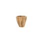 Vaso di fiori in legno di teak naturale D.30 cm Vaso di fiori in legno di teak naturale D.30 cm