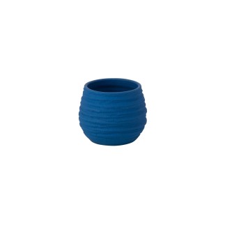 Macetero de cerámica azul 17*14*14 cm