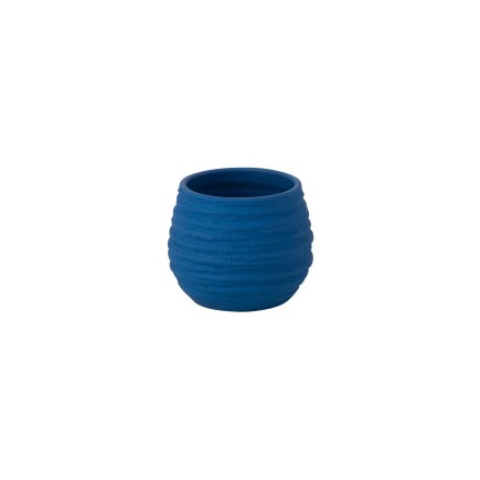 Macetero de cerámica azul 17*14*14 cm
