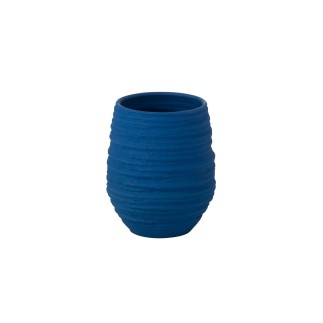 Macetero de cerámica azul 19*17*23 cm