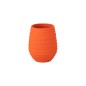 Macetero de cerámica naranja 21*18*23 cm Macetero de cerámica naranja 21*18*23 cm