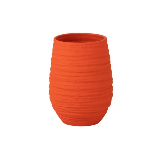 Macetero de cerámica naranja 22*19*30 cm