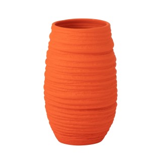 Macetero de cerámica naranja 22*19*40 cm