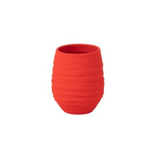 Macetero de cerámica rojo 21*18*23 cm