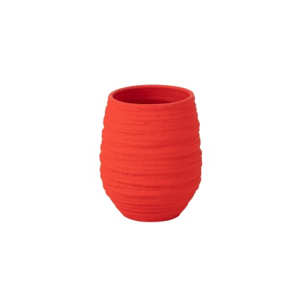 Macetero de cerámica rojo 21*18*23 cm
