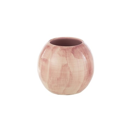 Macetero de cerámica rosa 24*24*21 cm