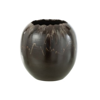 Macetero de cerámica marrón 30*30*30 cm